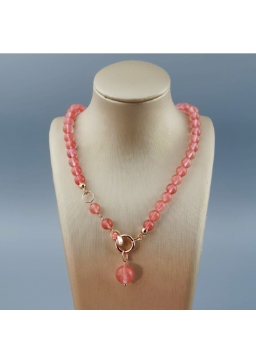 Collier EasyQuarzo cherry 6 mm﻿