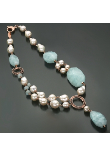 Collier perle barocche