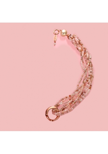 Fascia in opale rosa taglio diamond
Parte di una collezione componibile