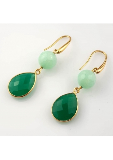 Or Giada Crisopaz, Agata verde – cod:OR1887