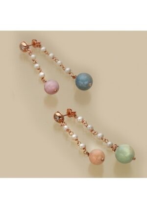 Orecchini acqua marina multicolor