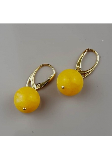 Orecchini Agata gialla﻿