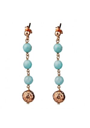 Orecchini  goccia Giada Verde Acqua﻿