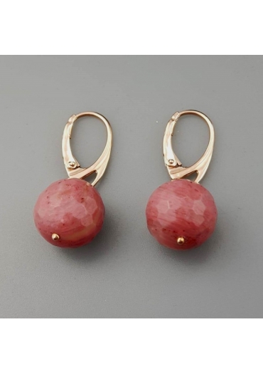 Orecchini, Rodonite﻿