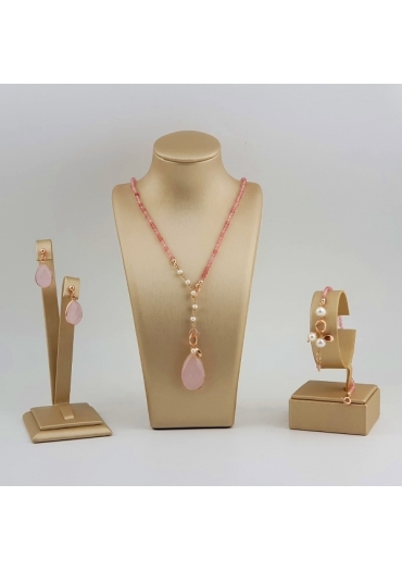 Parure Rugiada, Quarzo fragola﻿