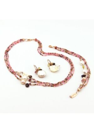 Parure tormaline taglio diamond
 lunghezza  44 cm﻿﻿