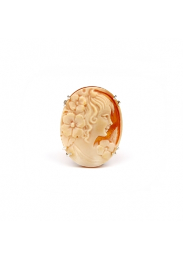 Anello cammeo  regolabile