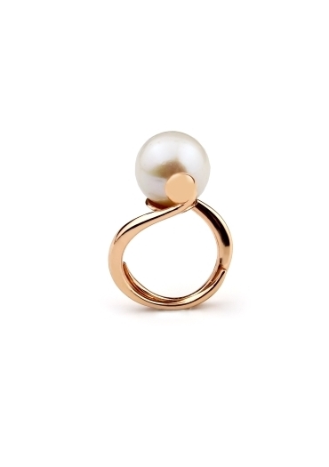 Anello perla coltivata