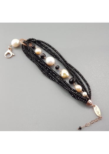 Bracciale agata nera