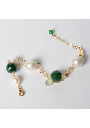bracciale agata verde