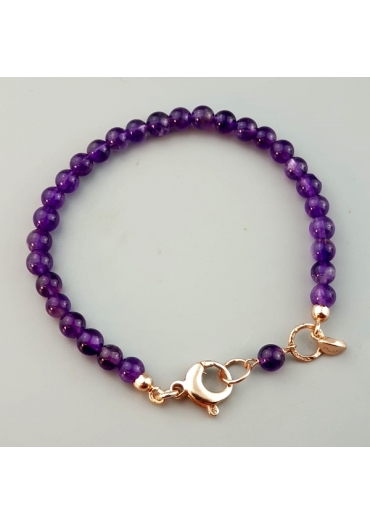 Bracciale Easy Ametista 6 mm﻿
