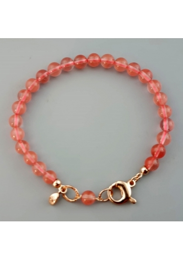 Bracciale Easy Quarzo cherry 6 mm