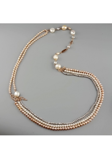 Chanel multifilo perle coltivate multicolor﻿
