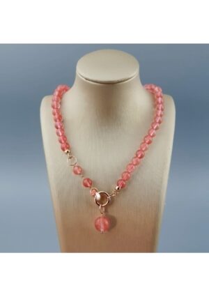 Collier EasyQuarzo cherry 6 mm﻿