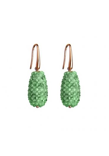 Or goccia tessuta  quarzo rutilato verde﻿