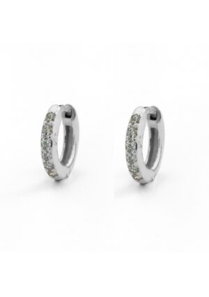 Orecchini Moonlight con zirconi rodio﻿