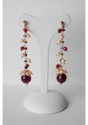 Orecchini agata ruby