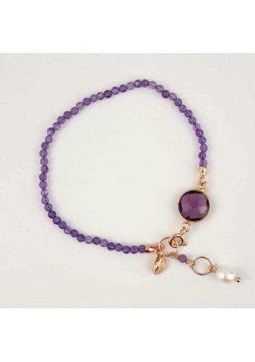 Bracciale acquarelle ametista﻿