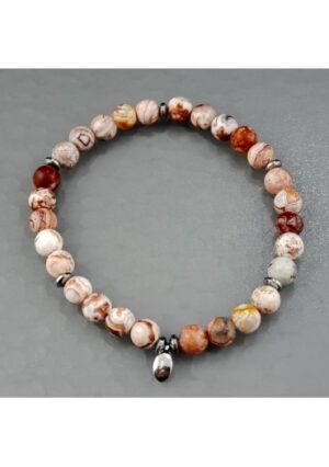 Bracciale diaspro brown6  mm﻿