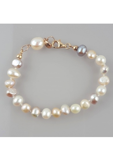 Bracciale perle coltivateMulticolor﻿