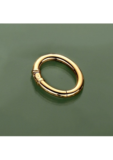 Chiusura ovale bigA scatto oro﻿