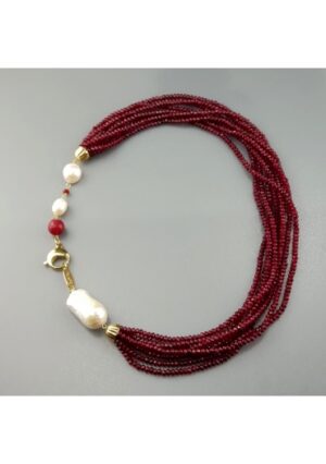 Torchon 12 fili agata ruby