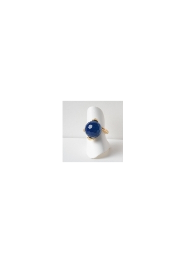 Anello agata blu zaffiro