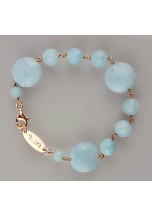 Bracciale acquamarina milk﻿
