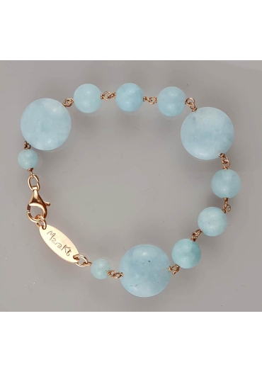 Bracciale acquamarina milk﻿