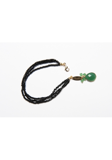 bracciale agata nera