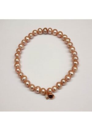 Bracciale perle coltivate 6 mm glicine﻿