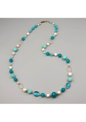 Chanel giada verde acqua﻿, labradorite﻿