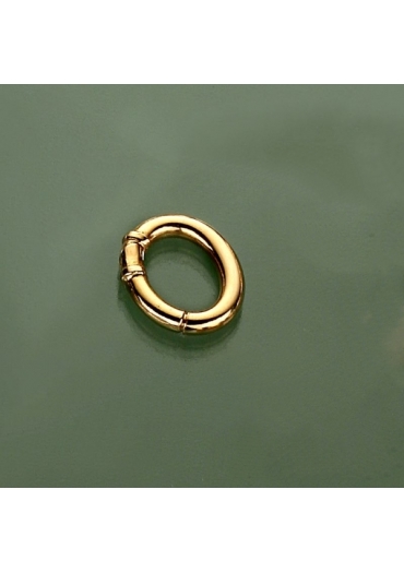 Chiusura ovale ppA scatto oro﻿