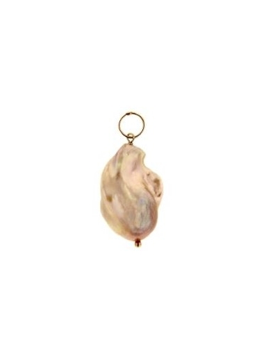 Ciondolo perla barocca rosa﻿